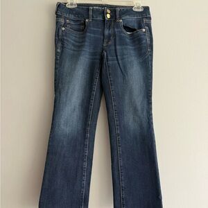 American Eagle Outfitters Dark Blue Super Stretchy Jeans